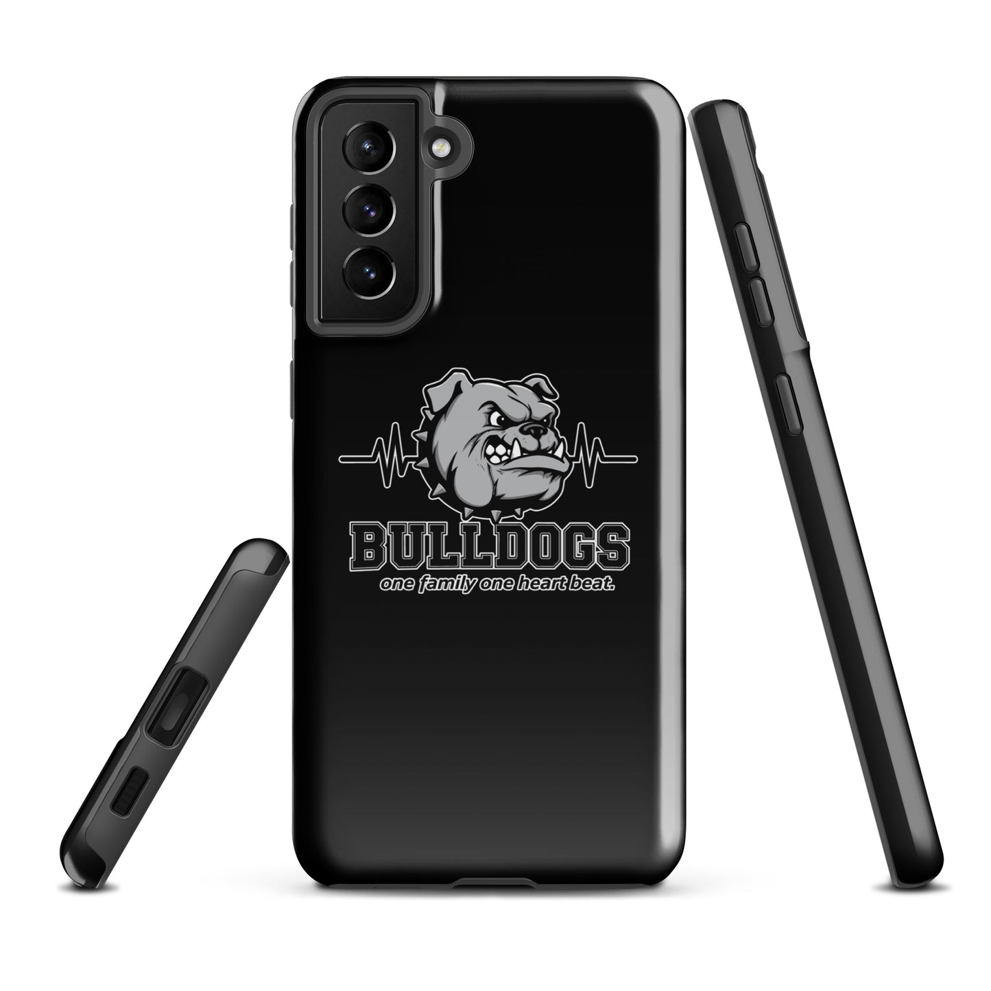 Tough Case for Samsung® | Celina Recreational Football Black | Bulldogs Crest Logo