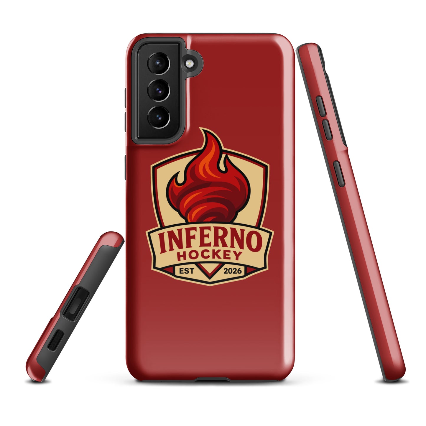 Tough Case for Samsung® | Inferno Hockey | Crest Logo