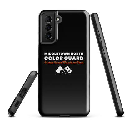 Tough Case for Samsung® | Orange Wave Marching Band | Modern Script Logo