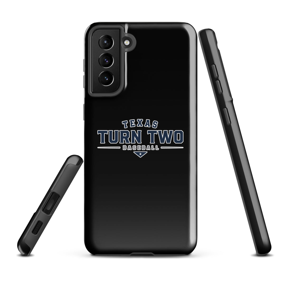 Tough Case for Samsung® | Texas Turn Two Baseball | Modern Script Logo