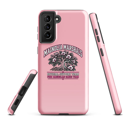 Tough Case for Samsung® | Pink Magnolias Dance | Crest Logo