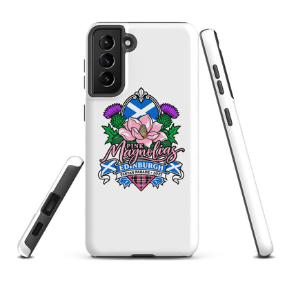 Tough Case for Samsung® | Pink Magnolias Dance | Valor Logo