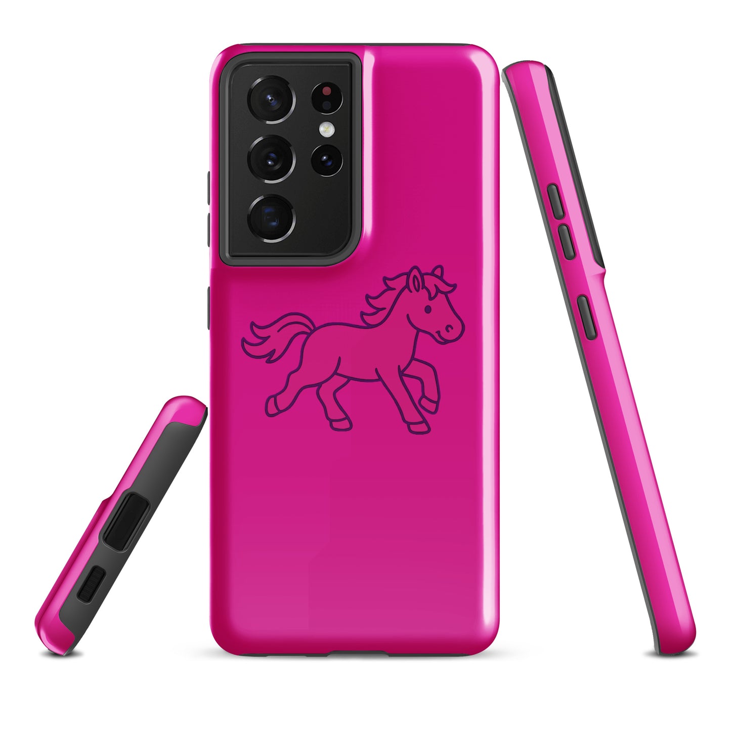 Tough Case for Samsung® | Pink Pony Athletic Club | Mascot Logo