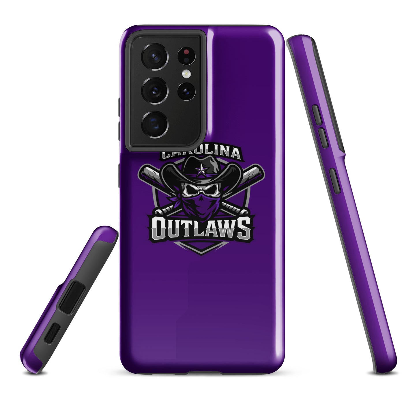 Tough Case for Samsung® | Carolina Outlaws Baseball | Shield Logo