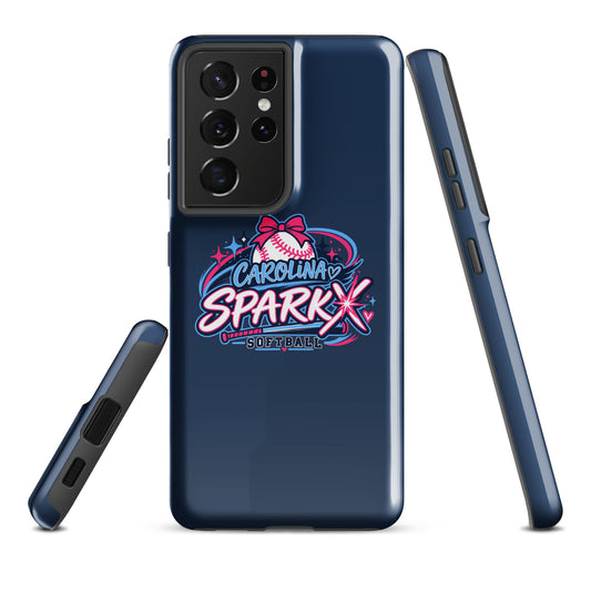 Tough Case for Samsung® | Carolina Sparkx | Crest Logo