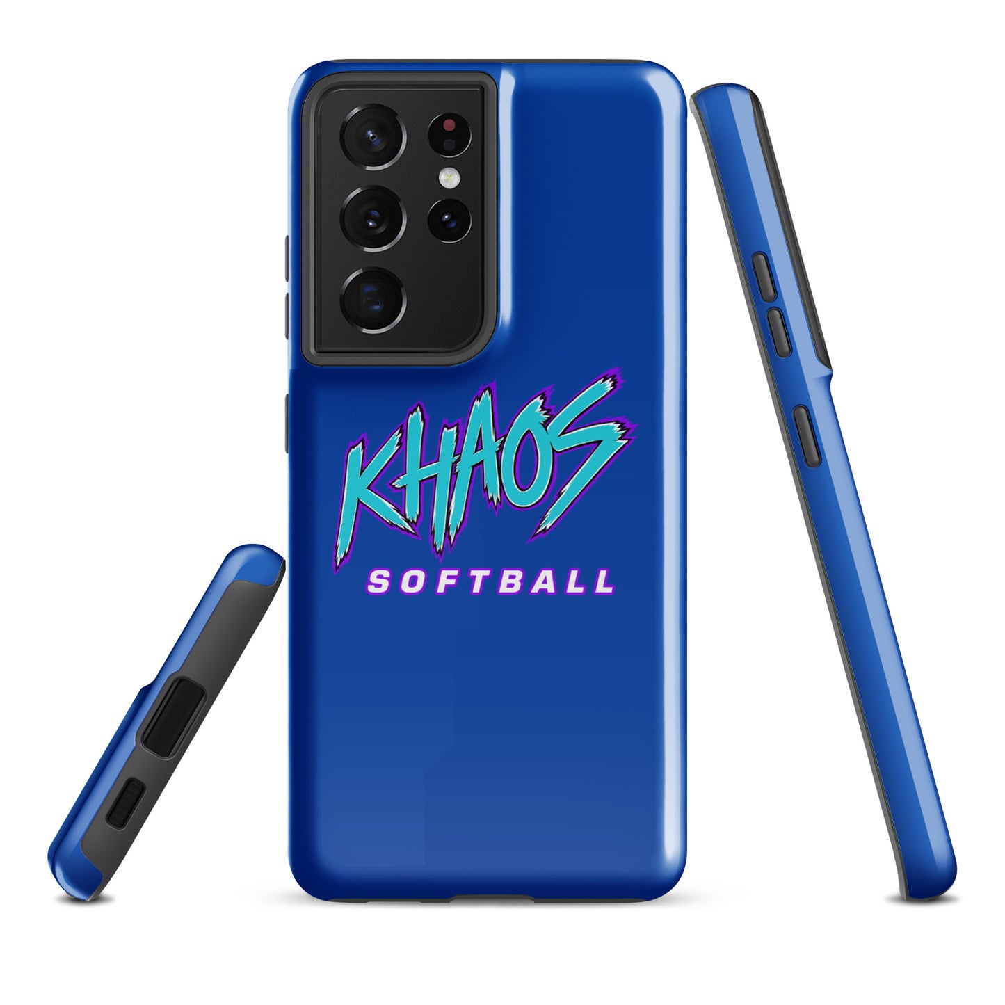 Tough Case for Samsung® | Khaos Softball | Atlhetics Logo