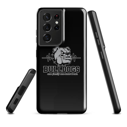 Tough Case for Samsung® | Celina Recreational Football Black | Bulldogs Crest Logo