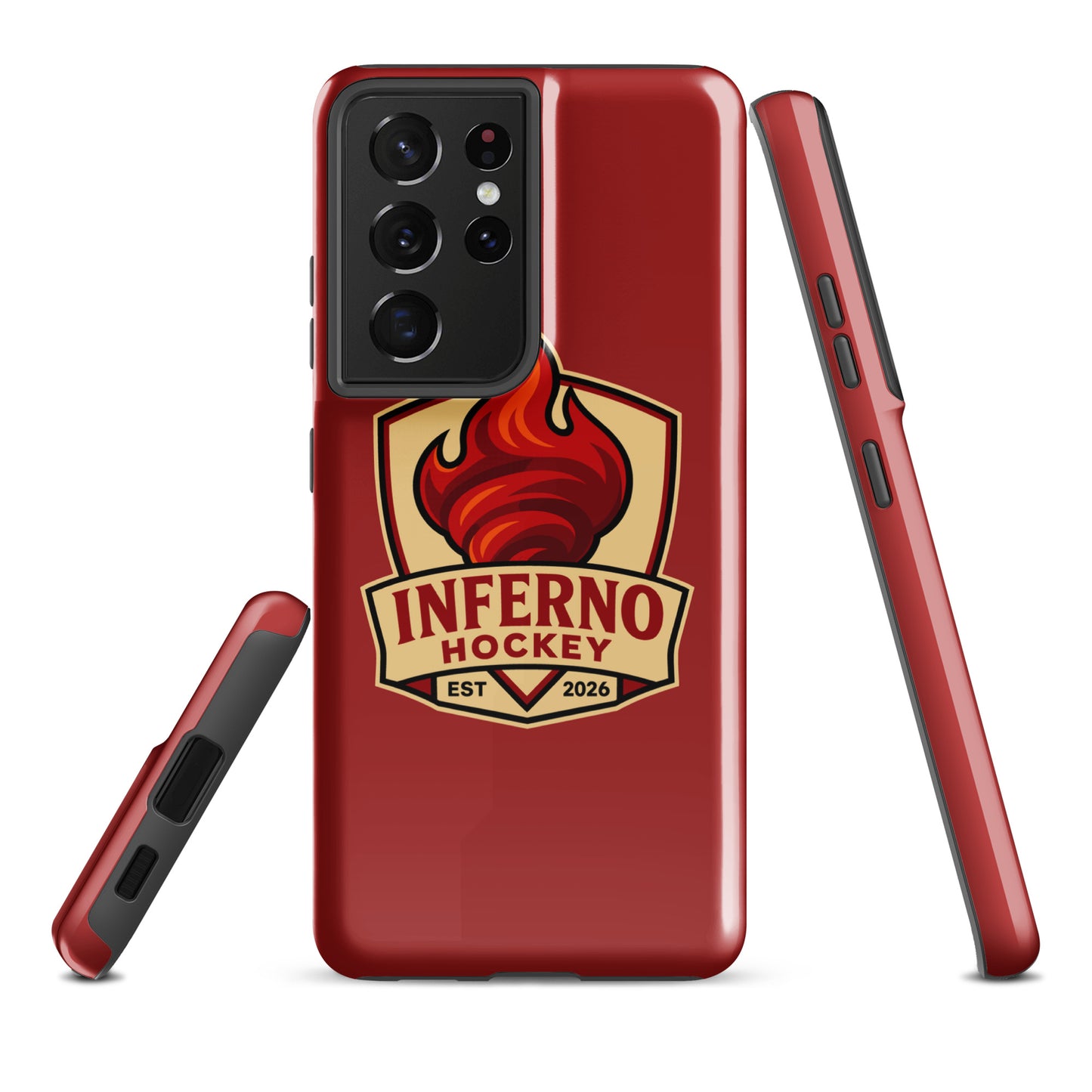 Tough Case for Samsung® | Inferno Hockey | Crest Logo