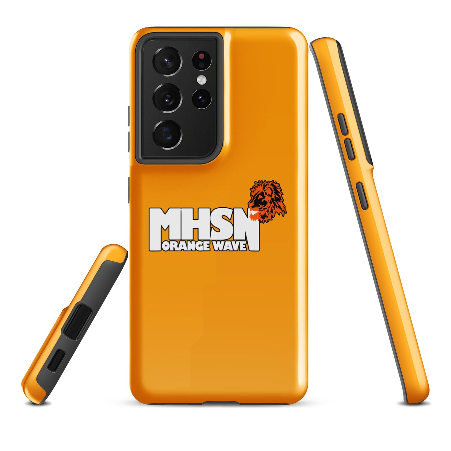 Tough Case for Samsung® | Orange Wave Marching Band | Crest Logo