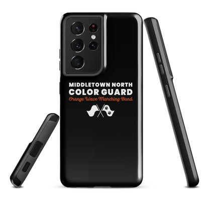 Tough Case for Samsung® | Orange Wave Marching Band | Modern Script Logo