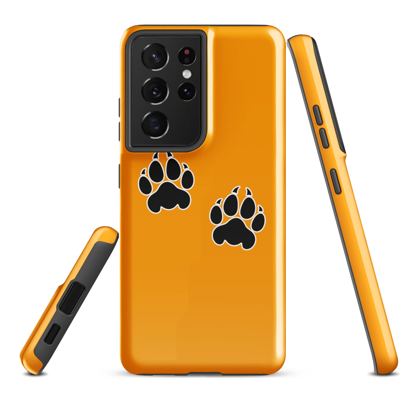 Tough Case for Samsung® | Orange Wave Marching Band | Paw Mark Logo
