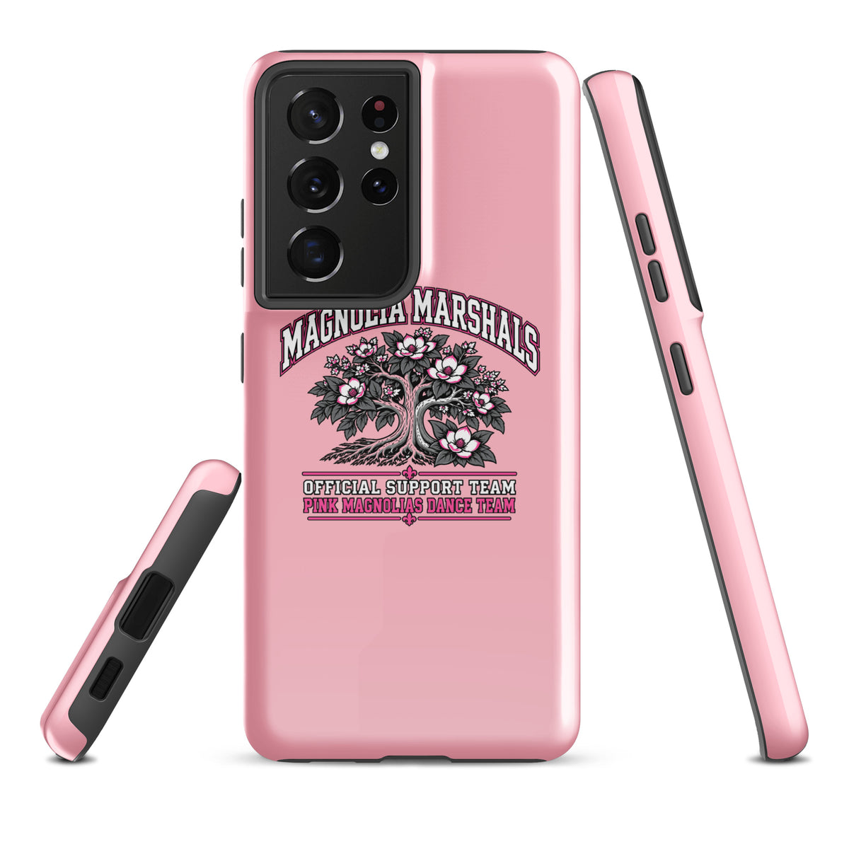 Tough Case for Samsung® | Pink Magnolias Dance | Crest Logo