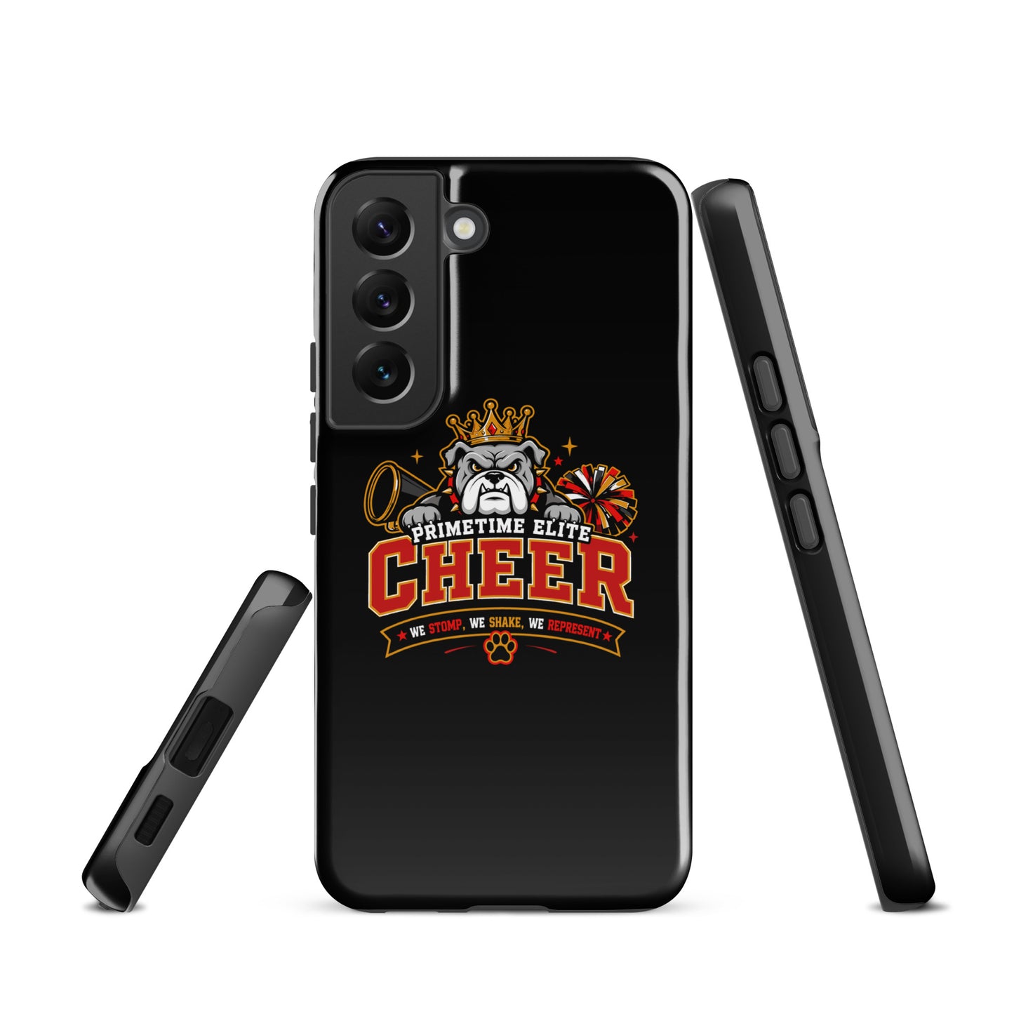 Tough Case for Samsung® | PTE Bulldog Cheer | Crest Logo