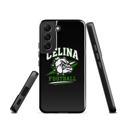 Tough Case for Samsung® | Celina Black Football | Emblem Logo