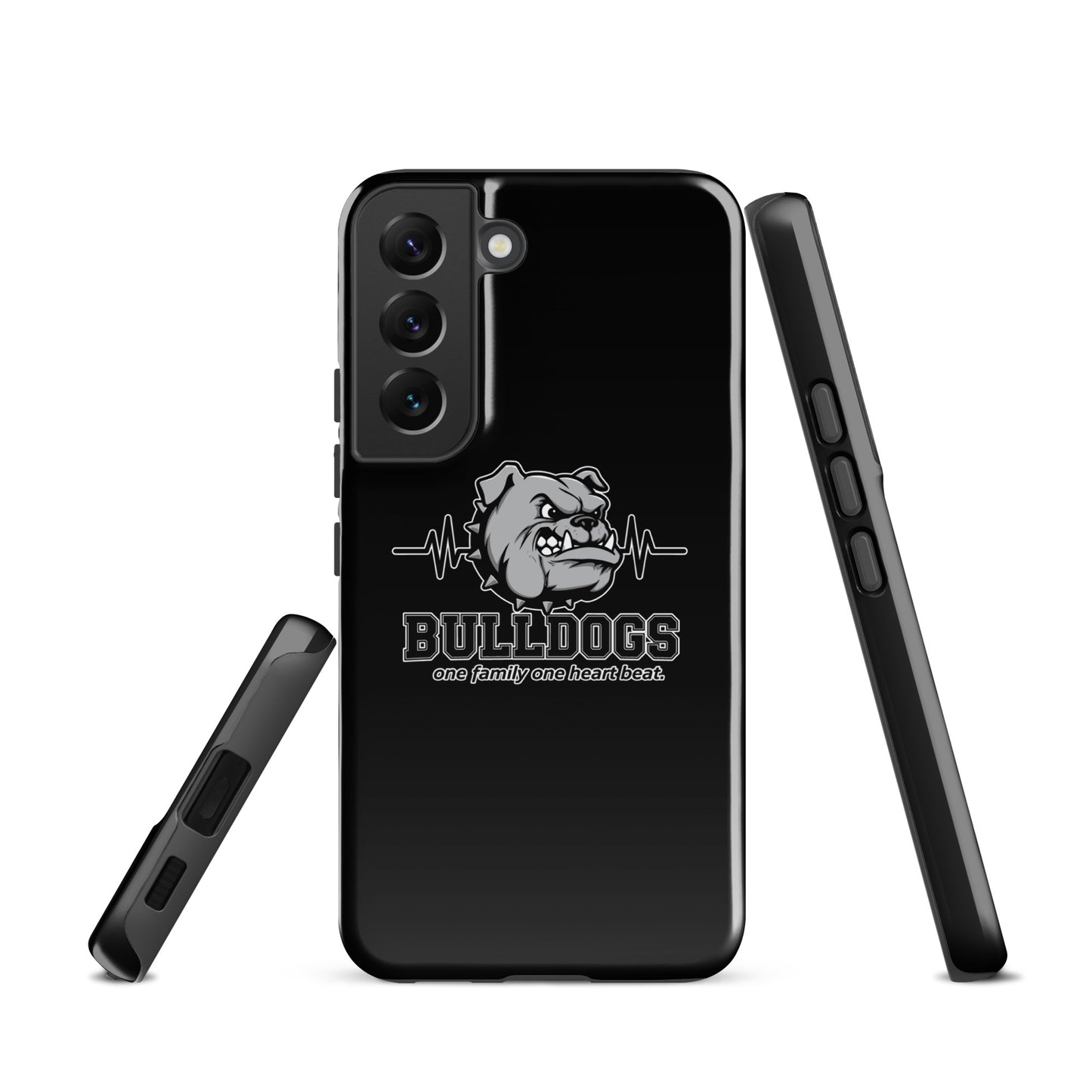 Tough Case for Samsung® | Celina Recreational Football Black | Bulldogs Crest Logo