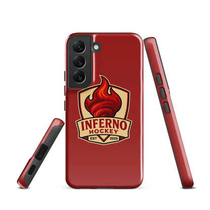 Tough Case for Samsung® | Inferno Hockey | Crest Logo