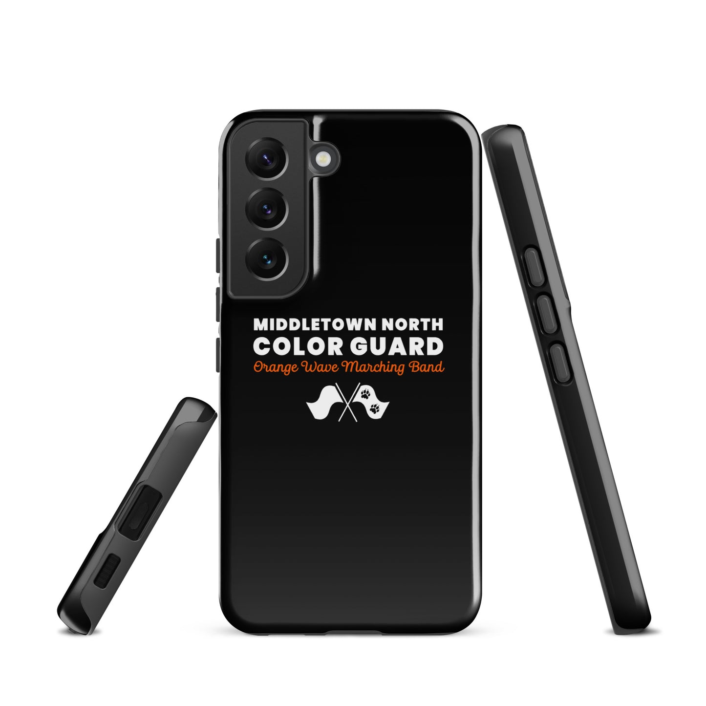 Tough Case for Samsung® | Orange Wave Marching Band | Modern Script Logo