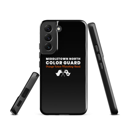 Tough Case for Samsung® | Orange Wave Marching Band | Modern Script Logo