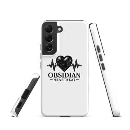 Tough Case for Samsung® | Obsidian Heartbeat | Pulse Athletics Logo