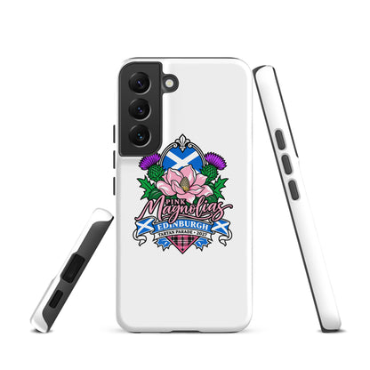 Tough Case for Samsung® | Pink Magnolias Dance | Valor Logo