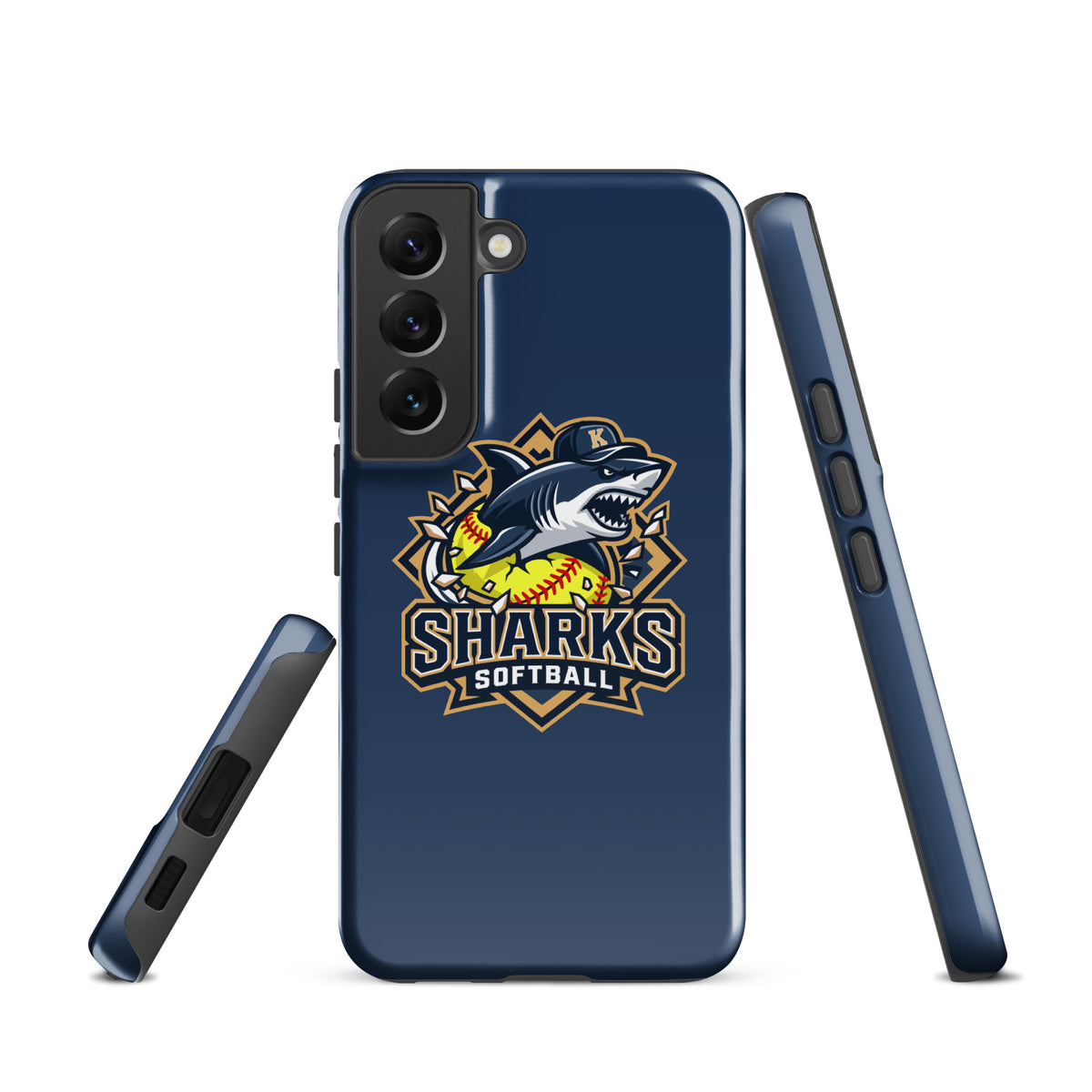 Tough Case for Samsung® | Sharks Diamond Sports | Crest Logo