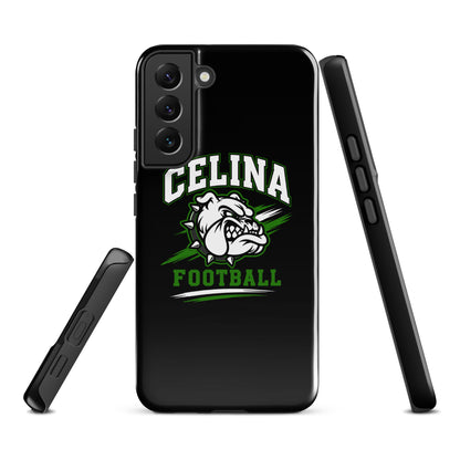 Tough Case for Samsung® | Celina Black Football | Emblem Logo