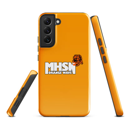Tough Case for Samsung® | Orange Wave Marching Band | Crest Logo