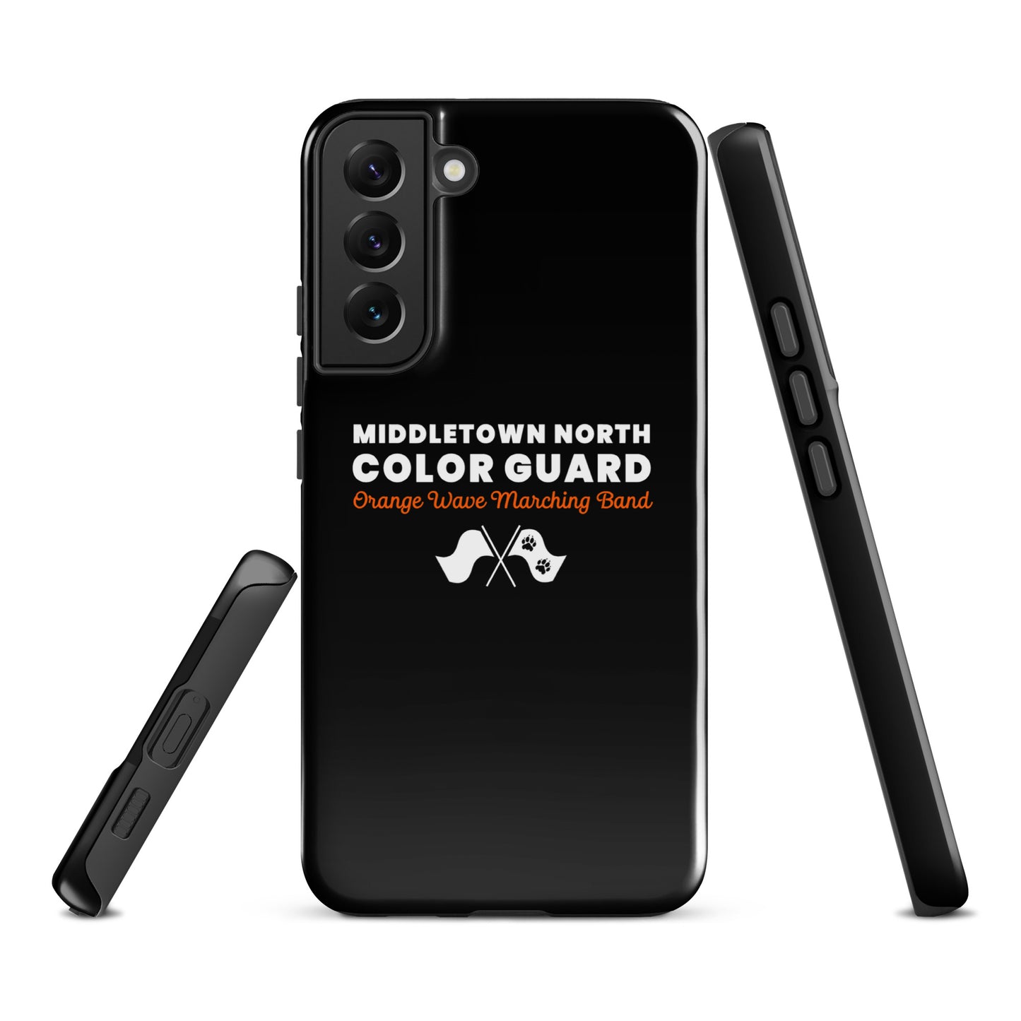 Tough Case for Samsung® | Orange Wave Marching Band | Modern Script Logo