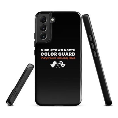 Tough Case for Samsung® | Orange Wave Marching Band | Modern Script Logo