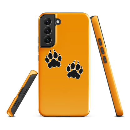 Tough Case for Samsung® | Orange Wave Marching Band | Paw Mark Logo