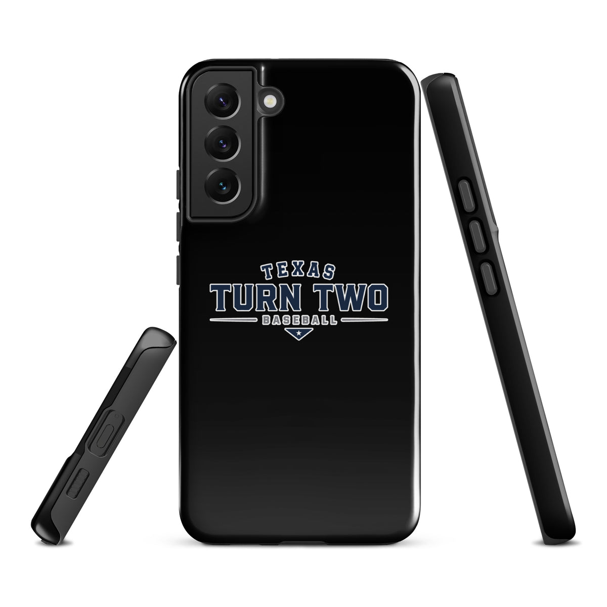 Tough Case for Samsung® | Texas Turn Two Baseball | Modern Script Logo