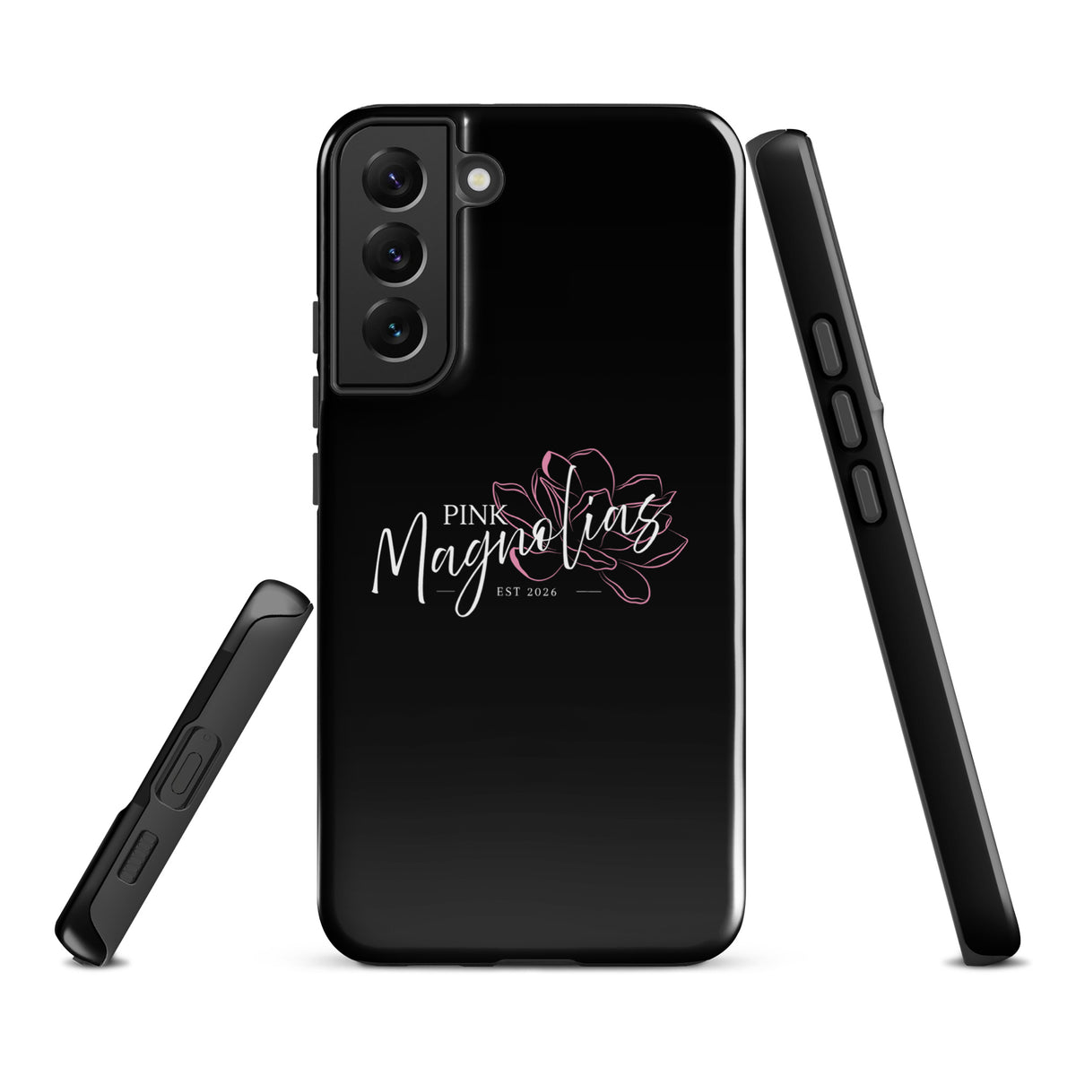 Tough Case for Samsung® | Pink Magnolias Dance | Modern Script Logo