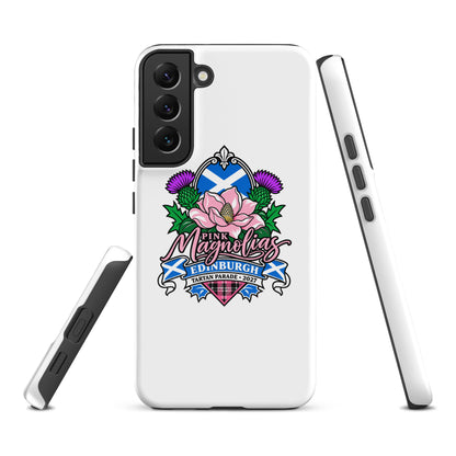 Tough Case for Samsung® | Pink Magnolias Dance | Valor Logo