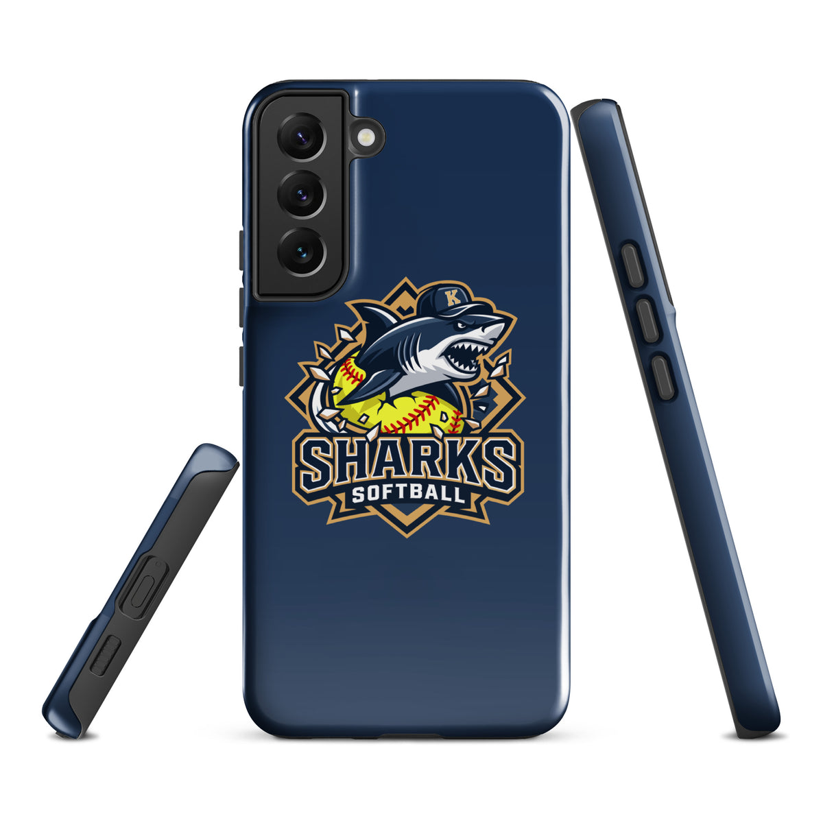 Tough Case for Samsung® | Sharks Diamond Sports | Crest Logo