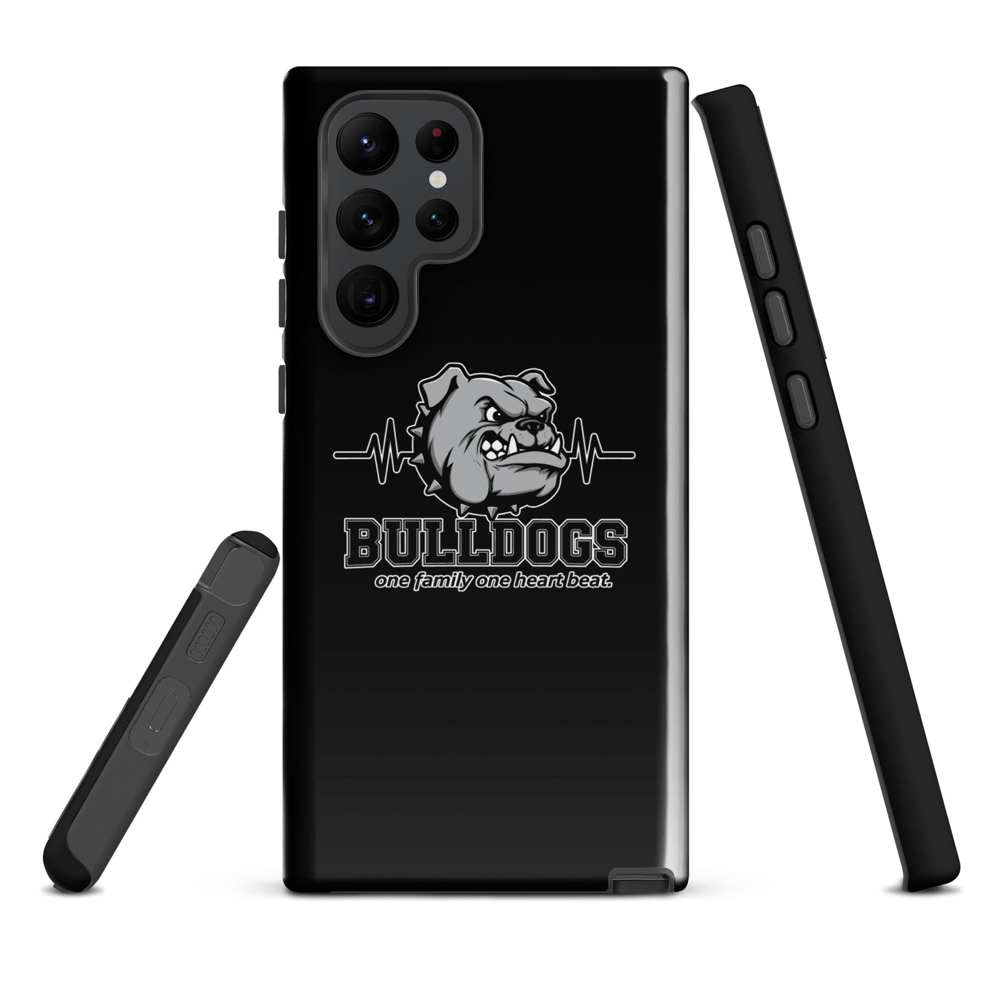 Tough Case for Samsung® | Celina Recreational Football Black | Bulldogs Crest Logo