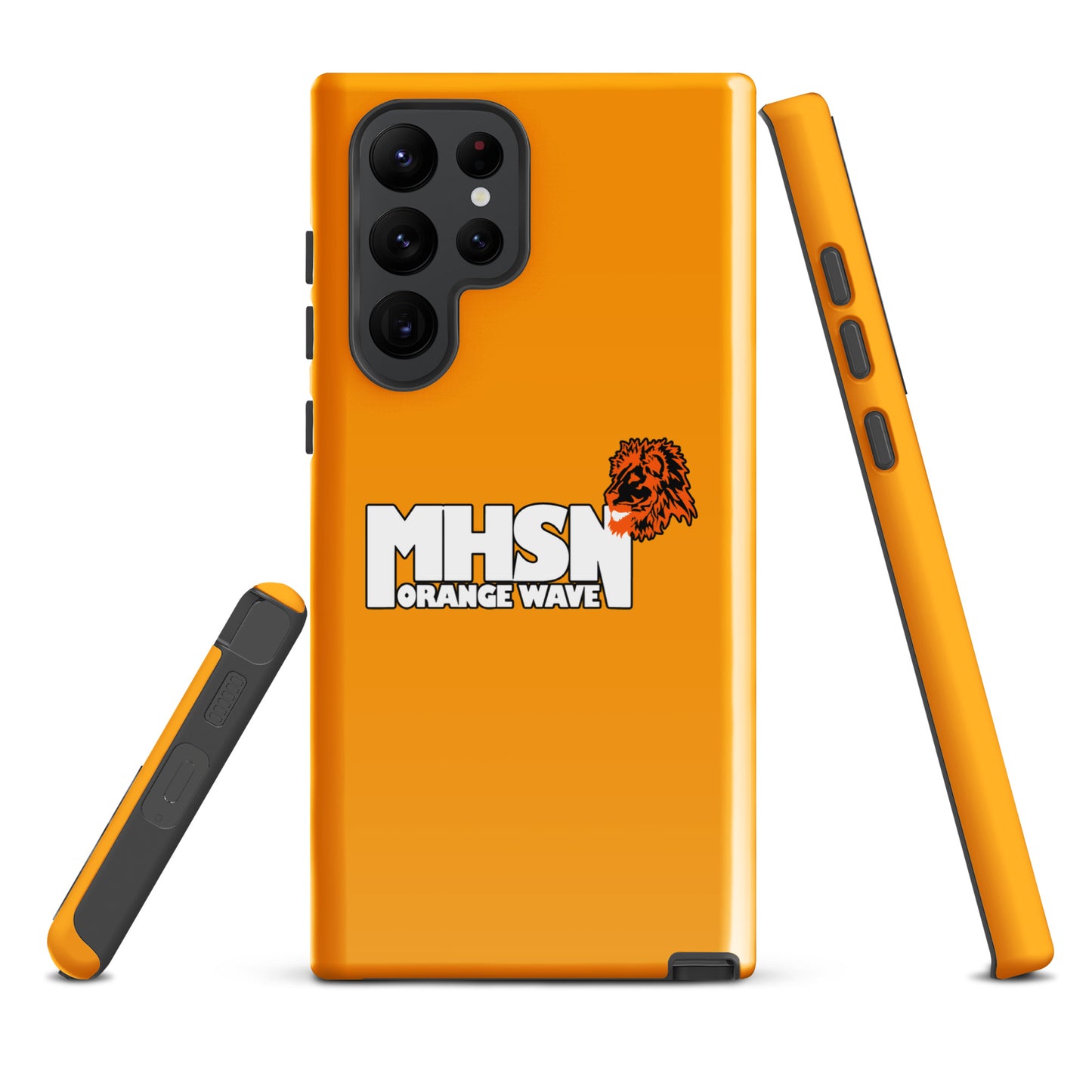 Tough Case for Samsung® | Orange Wave Marching Band | Crest Logo