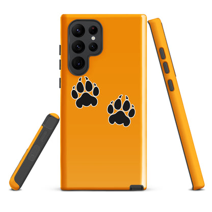 Tough Case for Samsung® | Orange Wave Marching Band | Paw Mark Logo