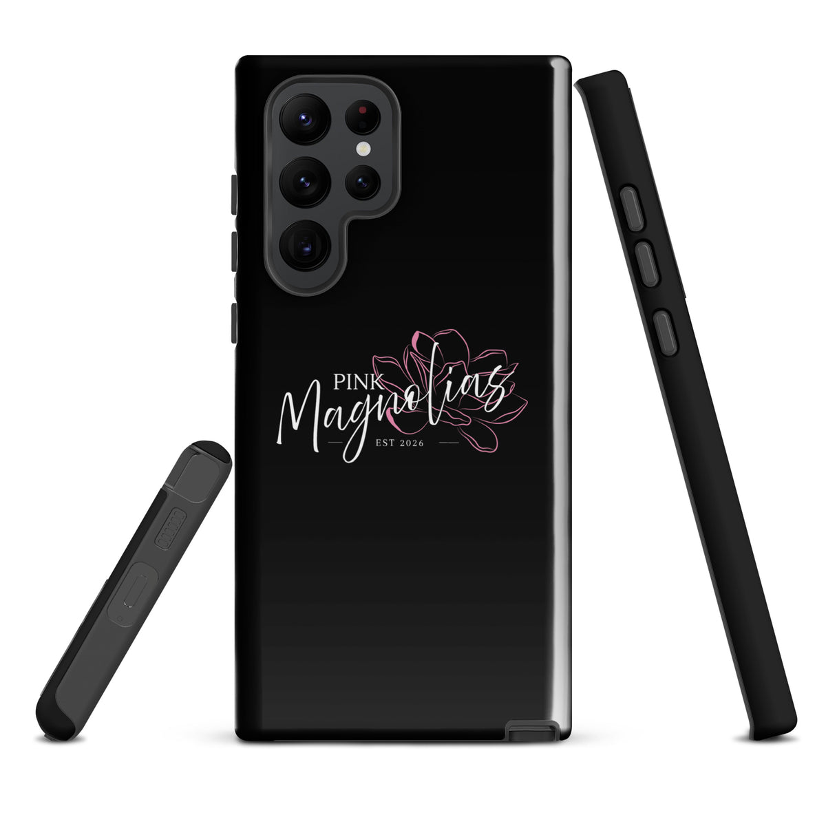 Tough Case for Samsung® | Pink Magnolias Dance | Modern Script Logo