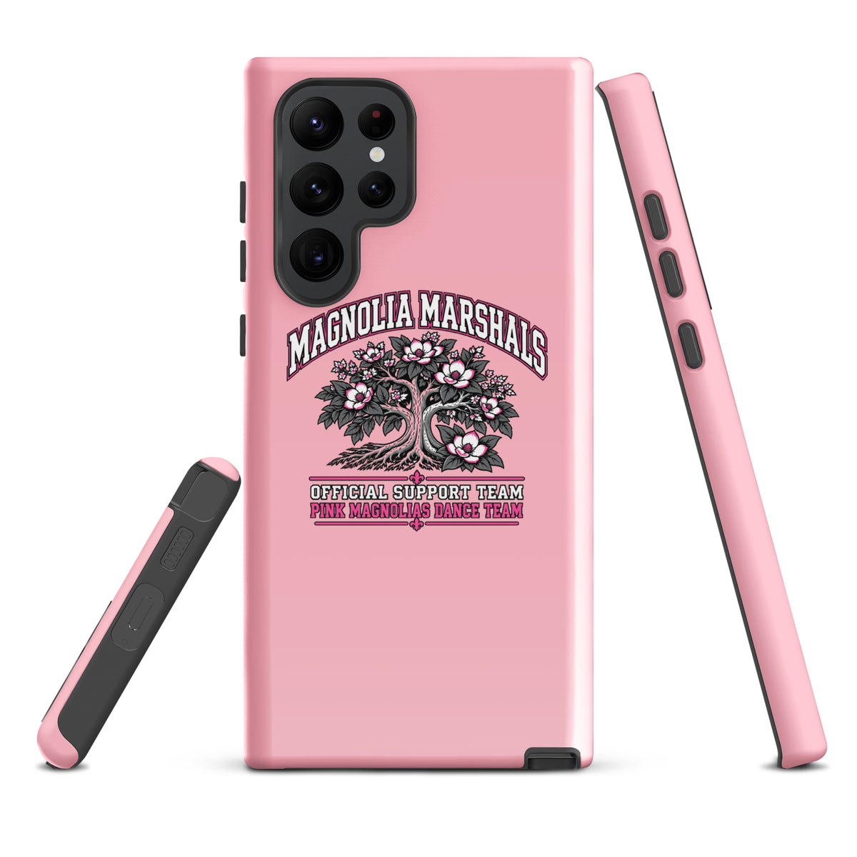 Tough Case for Samsung® | Pink Magnolias Dance | Crest Logo
