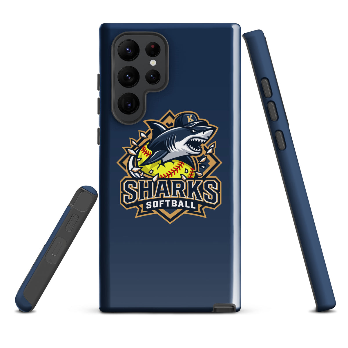 Tough Case for Samsung® | Sharks Diamond Sports | Crest Logo