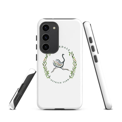 Tough Case for Samsung® | Briardale Ostrich Farm | Crest Logo