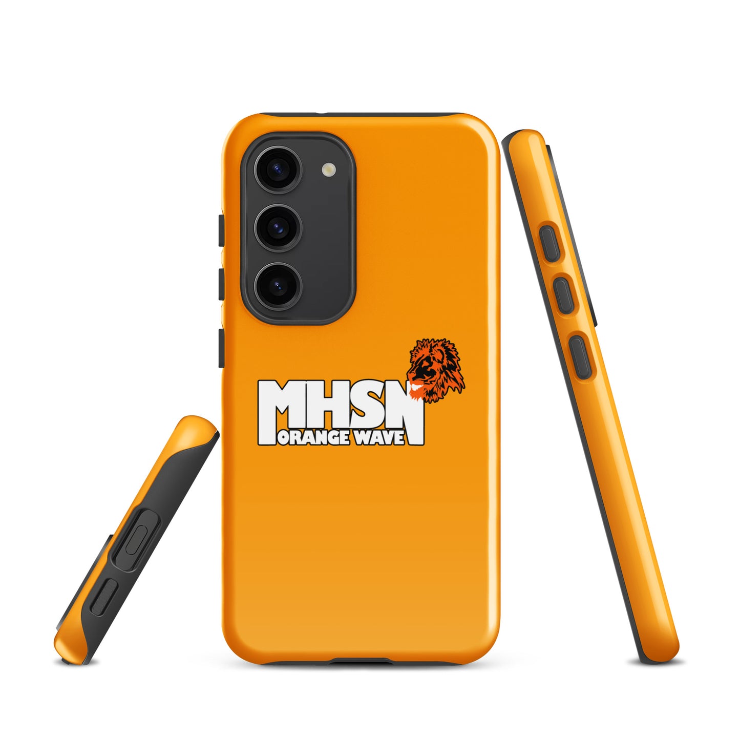 Tough Case for Samsung® | Orange Wave Marching Band | Crest Logo