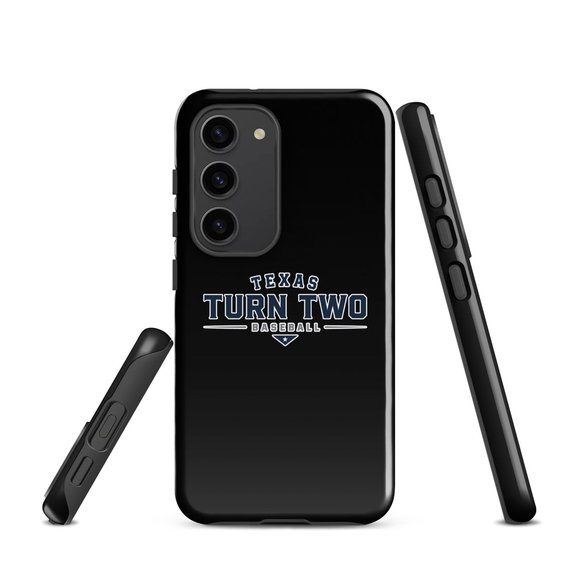 Tough Case for Samsung® | Texas Turn Two Baseball | Modern Script Logo