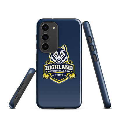 Tough Case for Samsung® | Highland youth football and cheer | Emblem Logo
