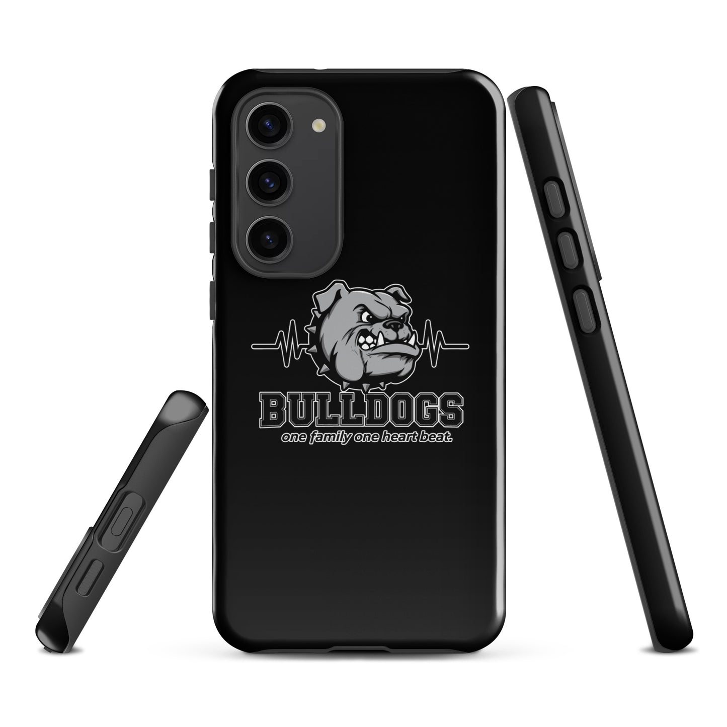 Tough Case for Samsung® | Celina Recreational Football Black | Bulldogs Crest Logo