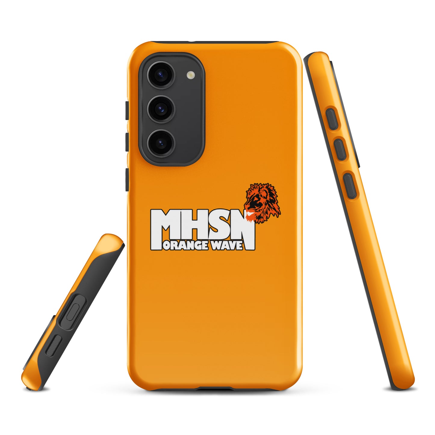 Tough Case for Samsung® | Orange Wave Marching Band | Crest Logo