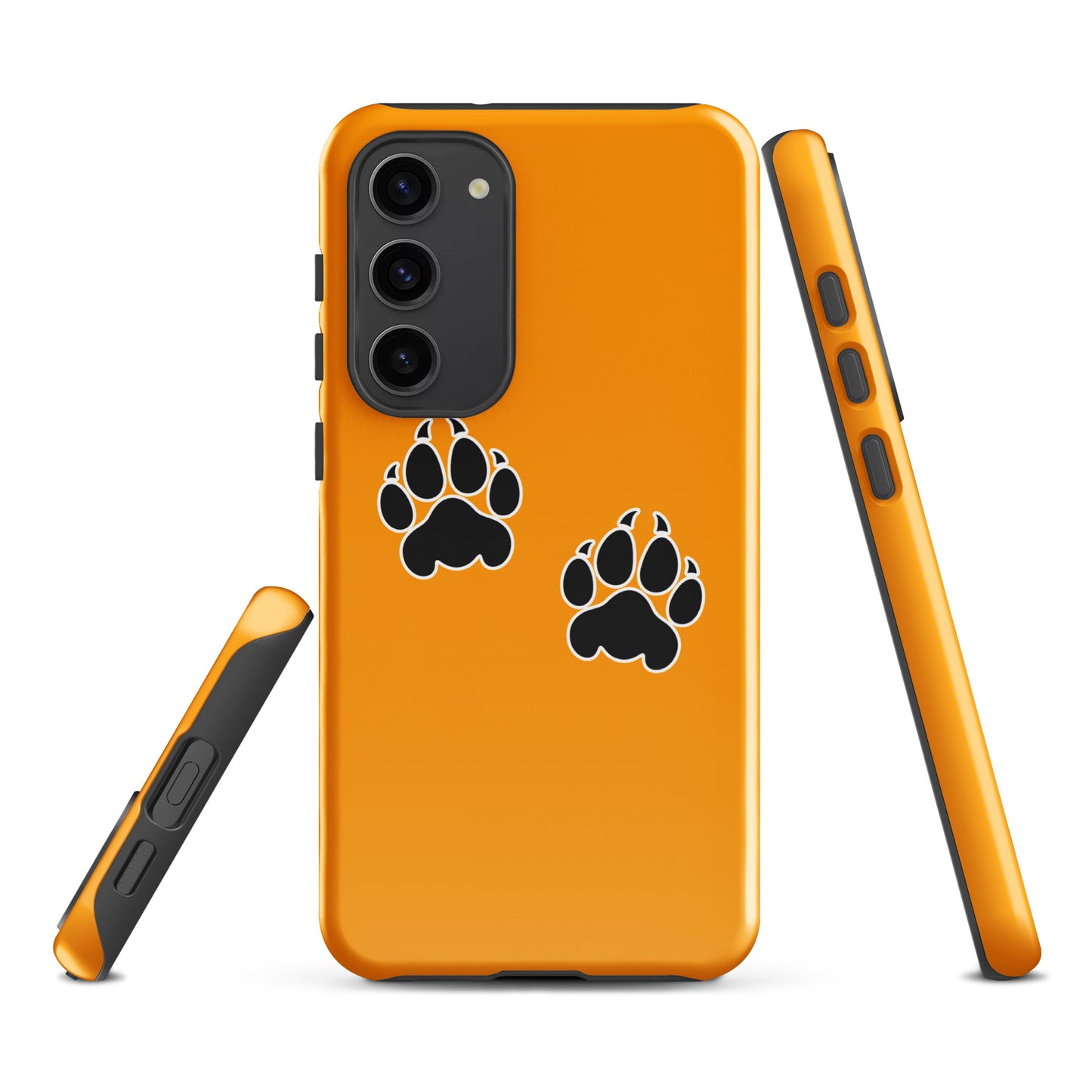 Tough Case for Samsung® | Orange Wave Marching Band | Paw Mark Logo