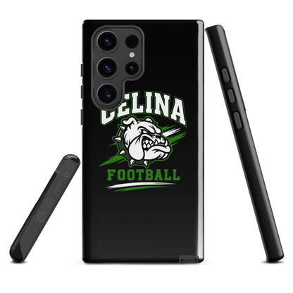 Tough Case for Samsung® | Celina Black Football | Emblem Logo