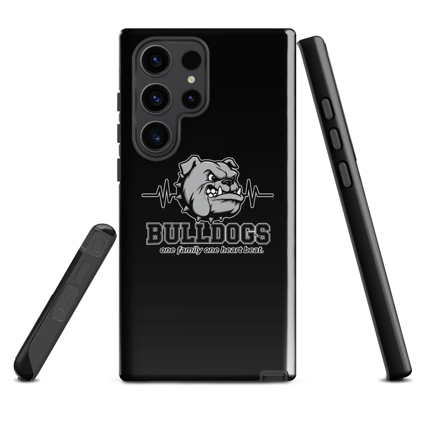 Tough Case for Samsung® | Celina Recreational Football Black | Bulldogs Crest Logo