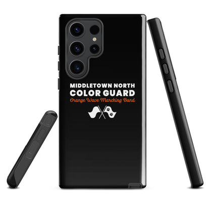 Tough Case for Samsung® | Orange Wave Marching Band | Modern Script Logo
